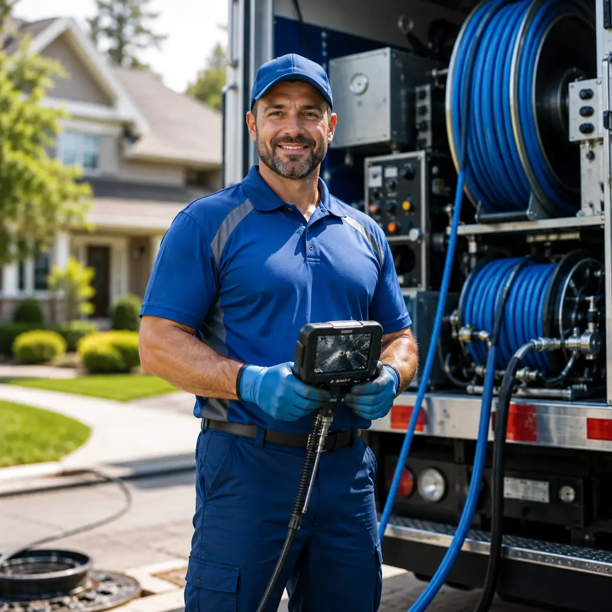 Local outdoor drain cleaning specialists in Clare, MI